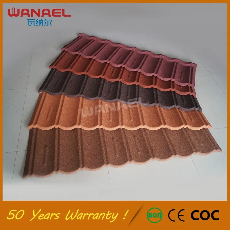Wanael roofing material types Bond Decorative Flat Rubber Roof Tiles