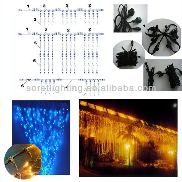 For Wedding Or Window Decoration LED Curtain Light