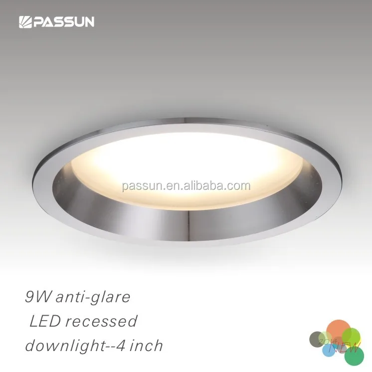 Потолочная Алюминиевая СВЕТОДИОДНАЯ лампа 9 Вт для туалета/балкона, Встраиваемый светодиодный потолочный светильник