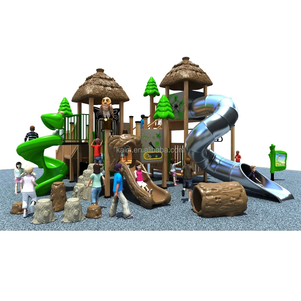 Kaiqi factory directly supply children outdoor playground big slides for sale