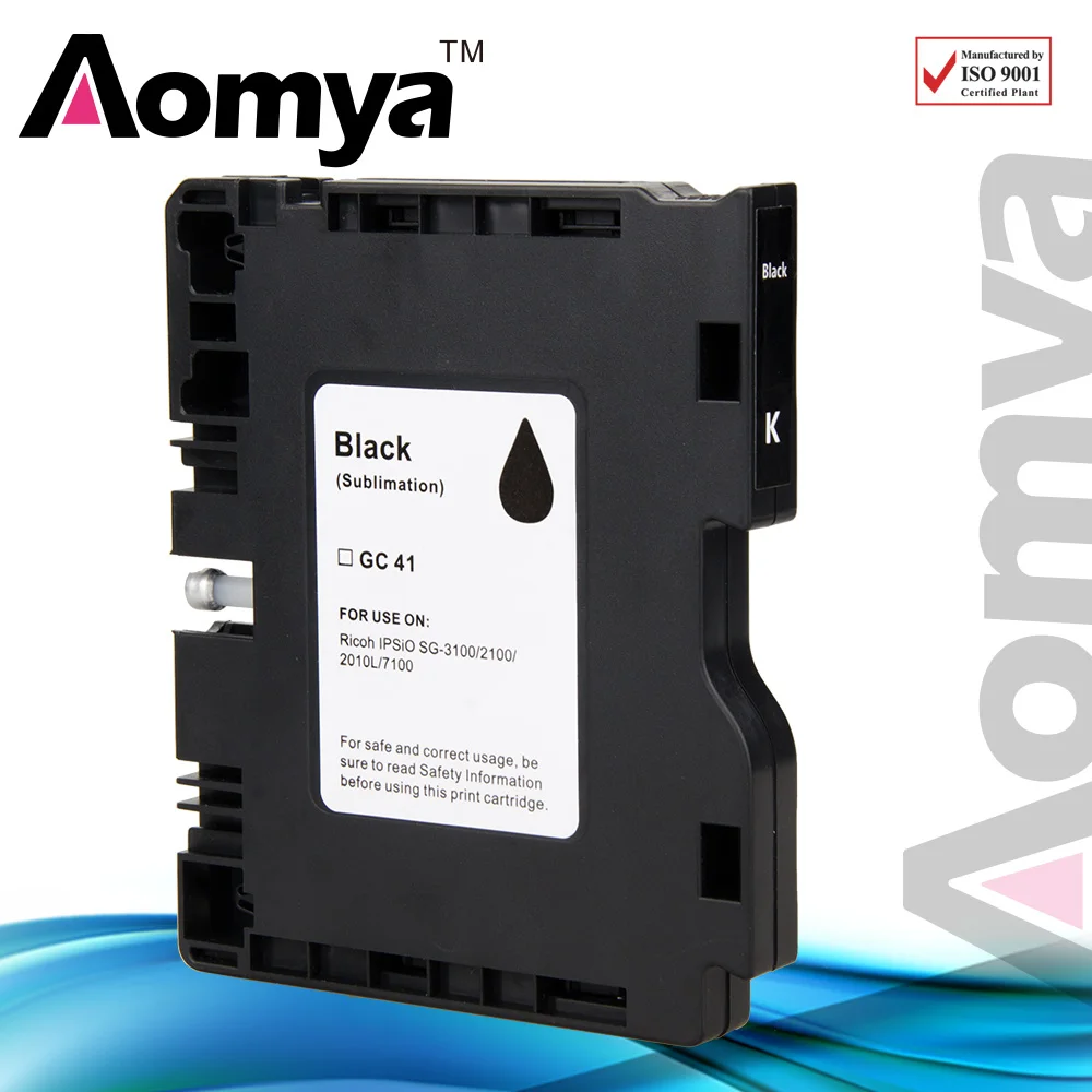 Чернильный картридж Aomya Для принтера GC41 Ricoh SG2010L SG3110 с чипом