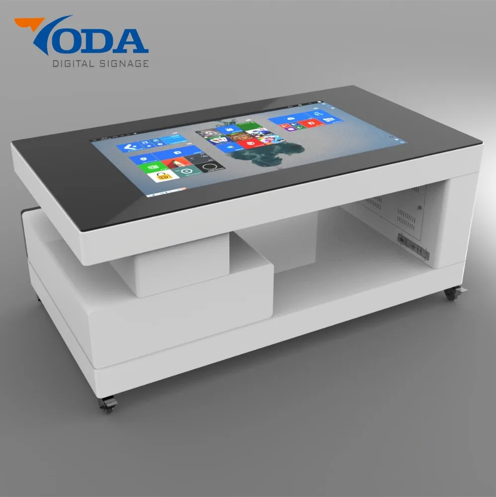 43 Inch LCD touch screen smart table with Android OS for home, office, vip room