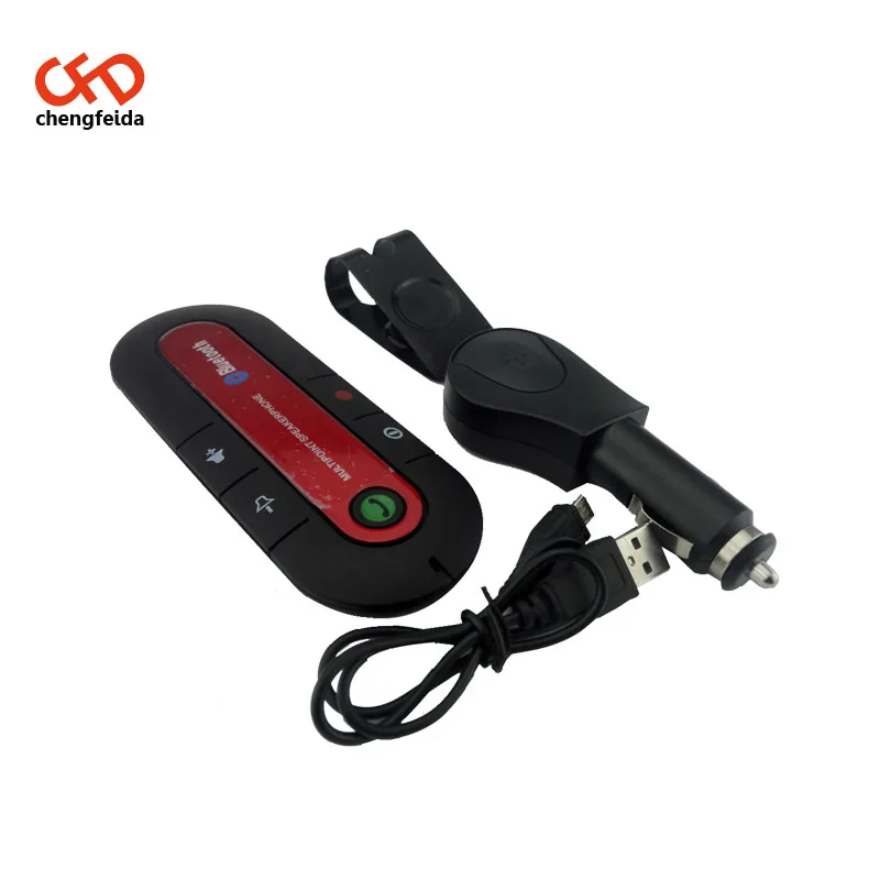 Universal Wireless Speakerphone Super Thin Car Kit Speakerphone Hand free Latest Version For All Smartphones