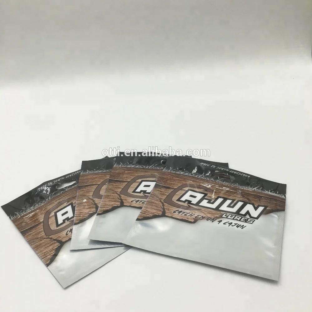 
Пластиковая упаковка для рыболовных приманок с принтом на заказ, мини сумка с замком-молнией 