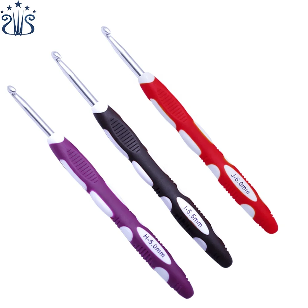 9pcs Home Use Sewing Tool Set Aluminum Crochet Hooks Needles Stitches Knitting Craft Case Crochet Set Case Crochet Set