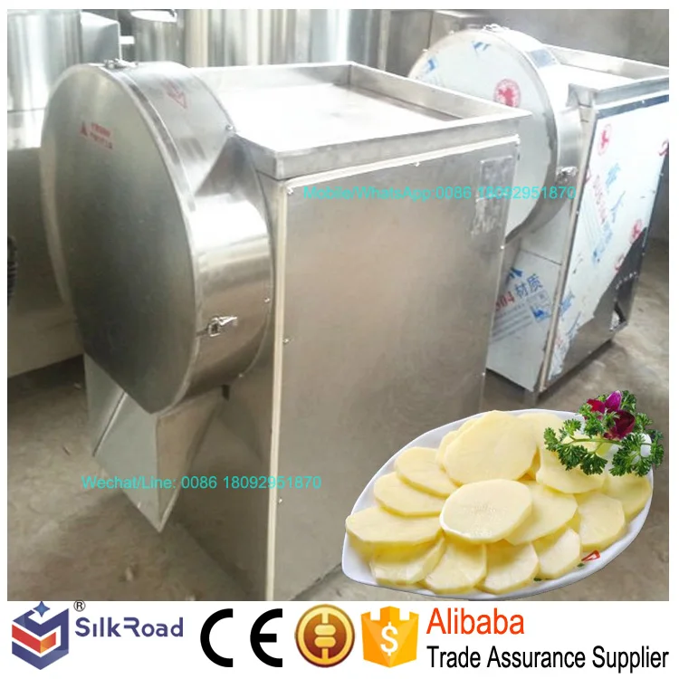 High Efficient sweet potato chips cutting machine