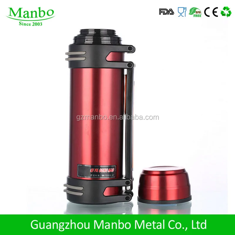 2L Insulated Vacuum Double Wall Stainless Steel 304 Travel Thermos Bottle Flask