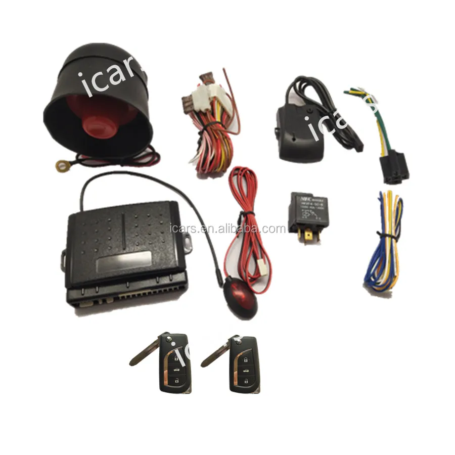 12V 24V Auto parts OEM or ODM car alarm systems and tracking systems remote control 2018