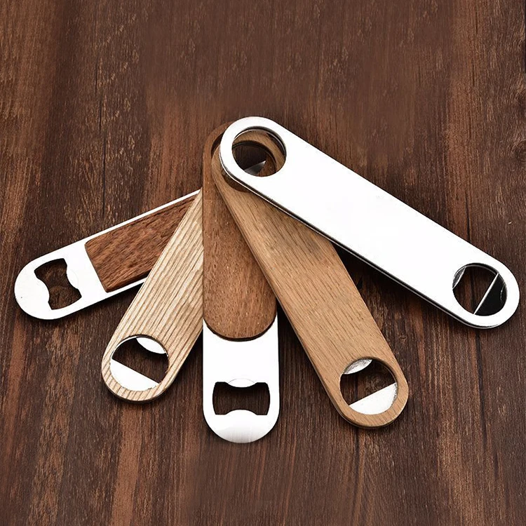 Customized Bottle Opener Parts Can Wine Wooden Bottle Opener