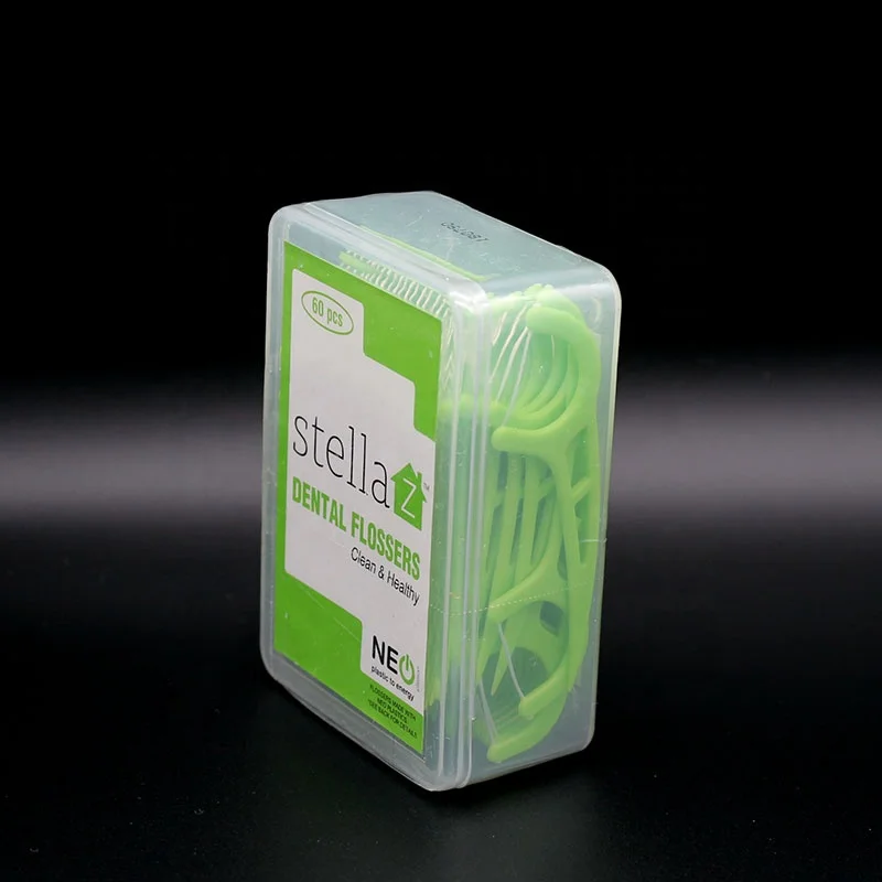 
A02 individual Dental Floss Pick Manufacture floss toothpick /Nylon /Terylene/ UHMWPE Mint Dental Floss Pick 