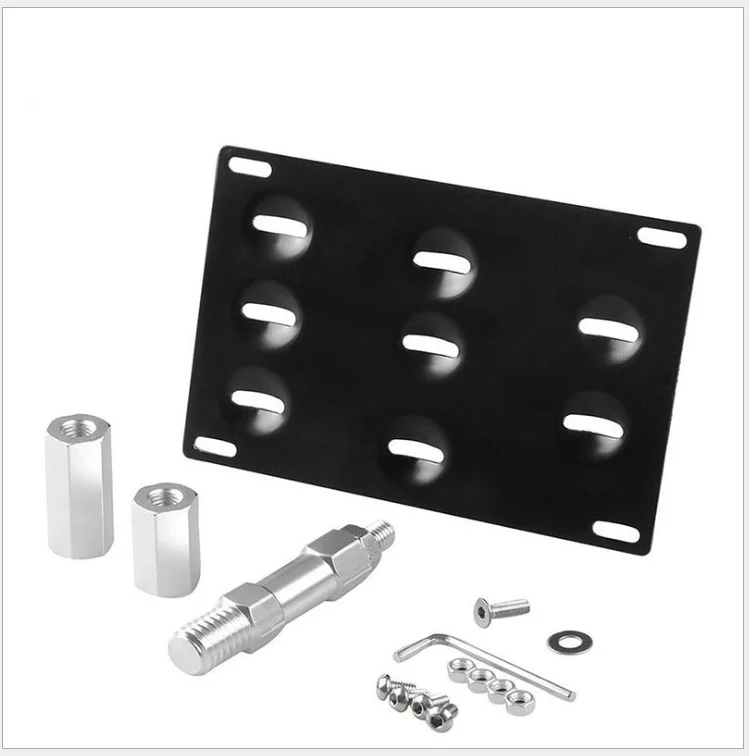 Wholesale Front Bumper Tow Hook License Plate Mounting Bracket Holder