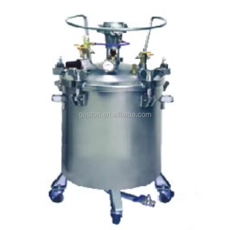
T-40L Hot-selling customized stainless steel Pneumatic agitating pressure tank air paint pressure tank At the bottom of the 