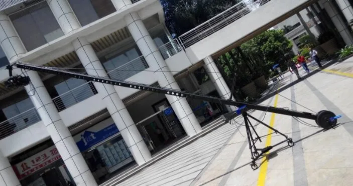 3m - 8m light video shooting equipment, portable camera crane jib for TV Studio