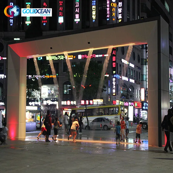 Customized Outdoor Or Indoor Unique Special Writing Digital Water Screen Curtain