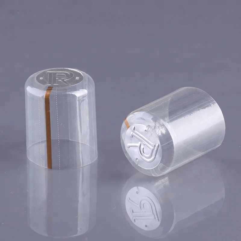 Vertical Tear Tape Transparent Heat Shrinkable Caps