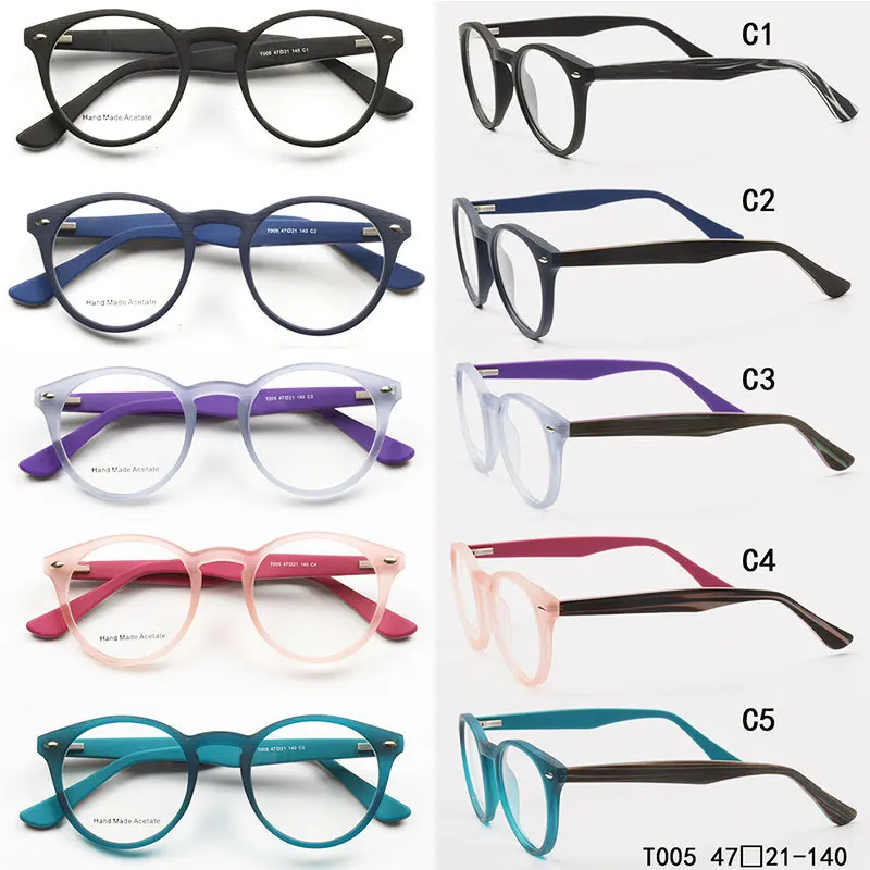 JH High Quality Fashion Custom Women Men Acetate Frame Eyeglasses Optical Frame 2021