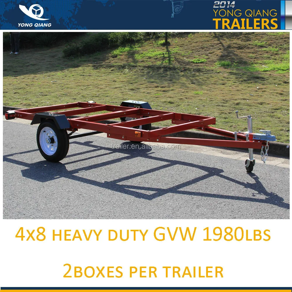 4x8 5x8 powder coated   folding utility/car  Trailer