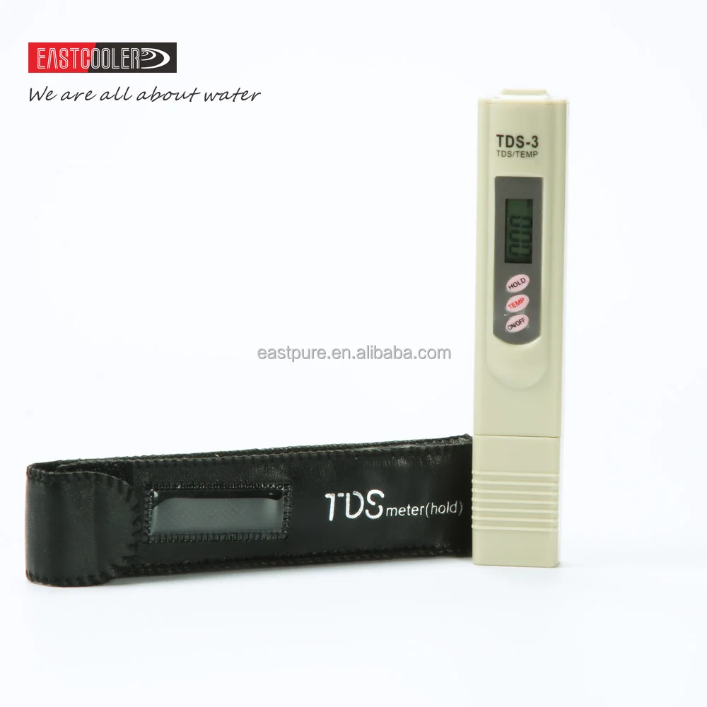 
TDS01-E01 eastcooler Кнопка цифровой измерительный прибор TDS жесткостиь воды тест набор метра с калибровка температуры, 1 PPM точность 