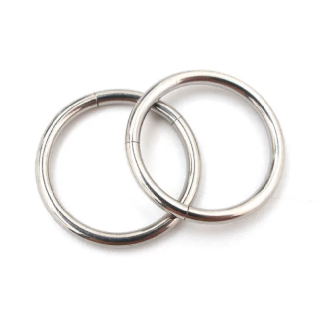 Сегментное кольцо для пирсинга носа ASTM F138 из нержавеющей стали 316L имплантированного класса