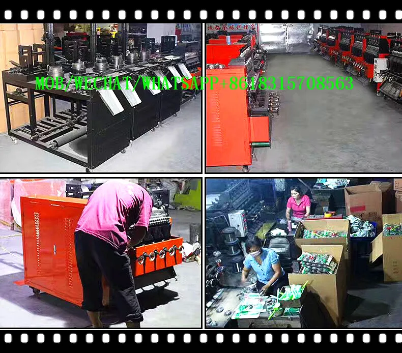 China manufacturer 5 balls flat scourer making machine/stainless steel wire pan scourer ,wire drawing machine