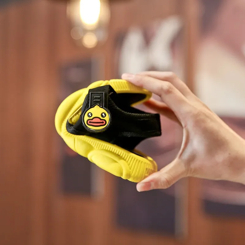 Детские сандалии корейской версии, пляжные Нескользящие Детские Лоферы для отдыха, сандалии для маленьких мальчиков, оптовая продажа