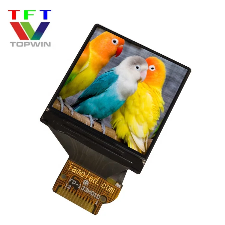 Topwin 1.3' 1.3inch 1.3 inch 240x240 pixels multi-color TW133TIG01 soldering type TFT-LCD display  4 SPI parallel Interface