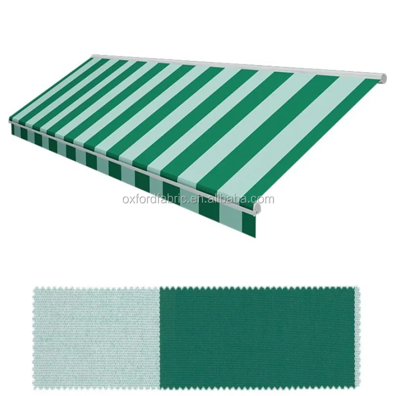polyester white red striped awning fabric cheap tent canvas fabric