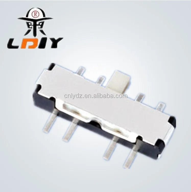 dpdt mini power slide switch 2 pole 4 position slide switch 2P4T 2P3T 2P2T