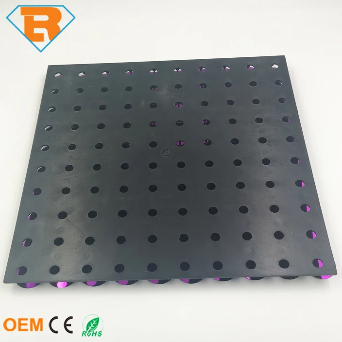 Цветная яркая фиолетовая Мерцающая панель с блестками для помещений