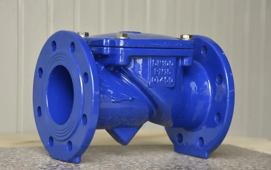 Поворотный Фланцевый резиновый запорный клапан для отстойного насоса