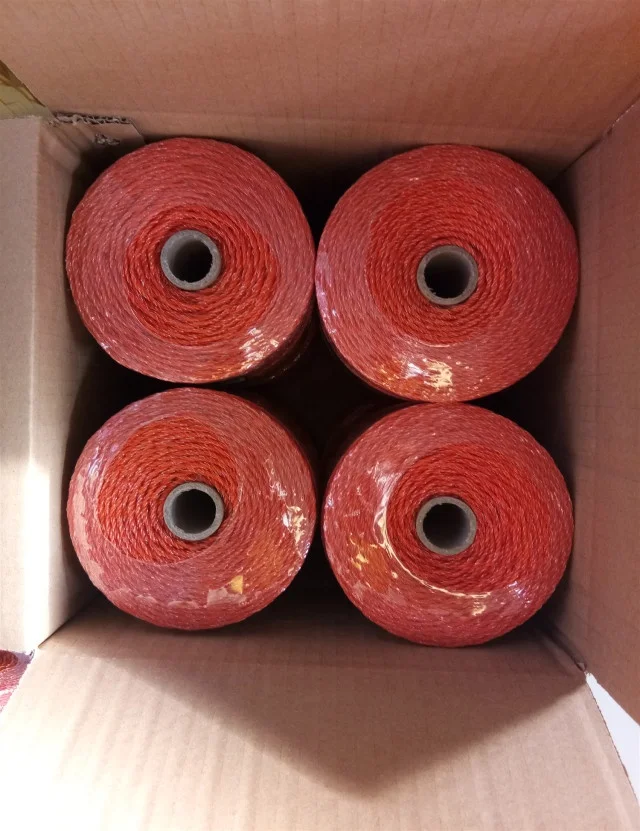 high UV protection electric fence poly wire twisted plastic wire for farm horse and cattle grazing