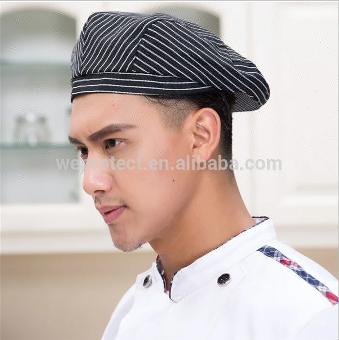 
Promotion wholesale designer Chef clothing cap,kitchen hotel restaurant printed chef hats 