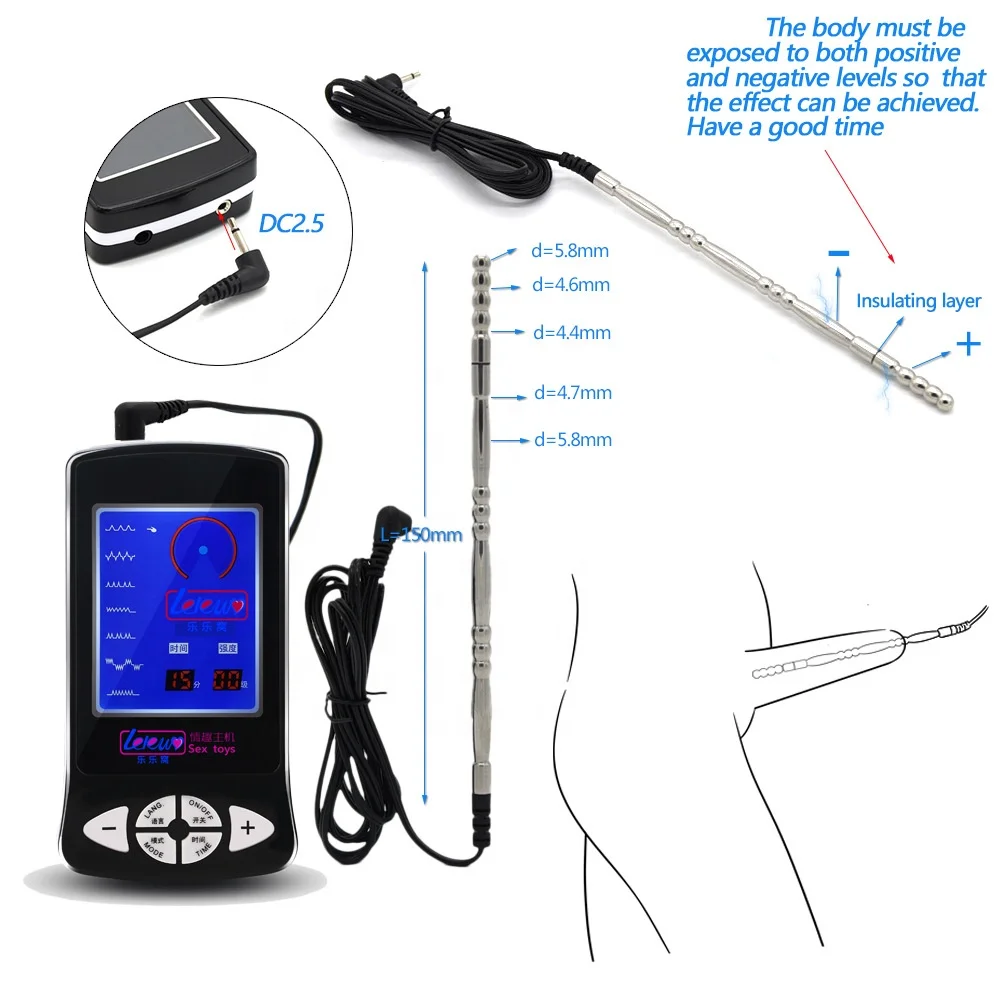 Electro Nipple Clamps Offbeat Climax Male Female Electric Breast Clip Conductive Anal Plug BDSM Erotric Toys