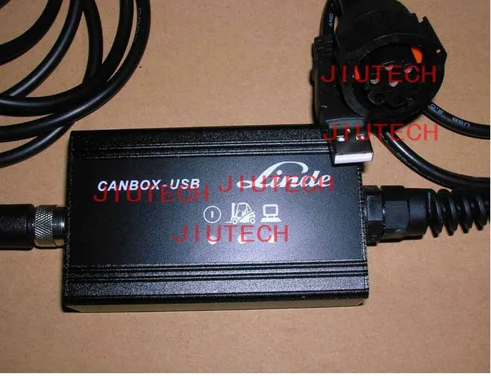 FOR Linde forklift diagnostic tool LINDE Canbox USB Doctor lsg Lidos software Linde CANBOX truck Diagnostic Tool+CF52