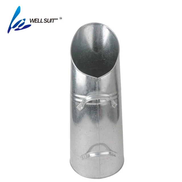 
Fireplace metal Ash/Coal bucket with shovel 