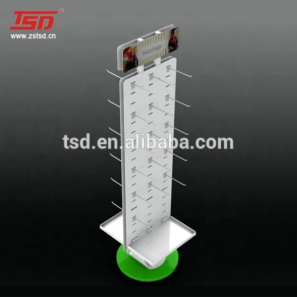 Garment Shop Retail Hanging Kid Sock Display Fixture/socks Display Rack/cardboard Socks Display Stands