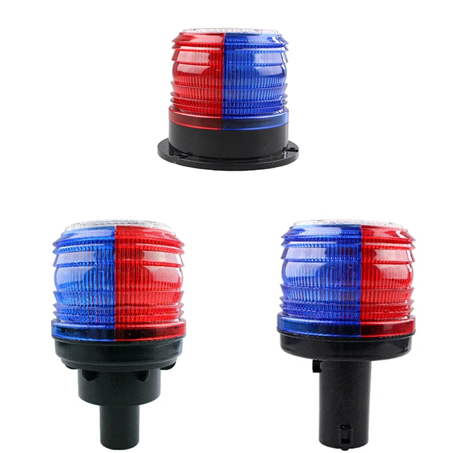 
Solar Traffic Flash Led Warning Strobe Light Road Safety Police Led Vehicle Car Emergency Flashing Strobe Warning Lamp Lights 