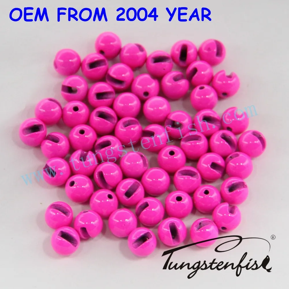 High quality Fly tying material Slotted Tungsten beads