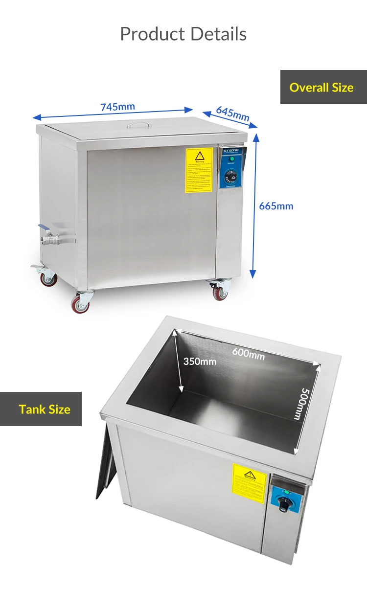 GT SONIC 105L Industrial Ultrasonic Cleaner