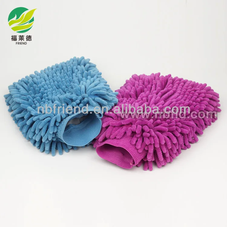 Автомойка рукавицей / Чистка машин перчатки