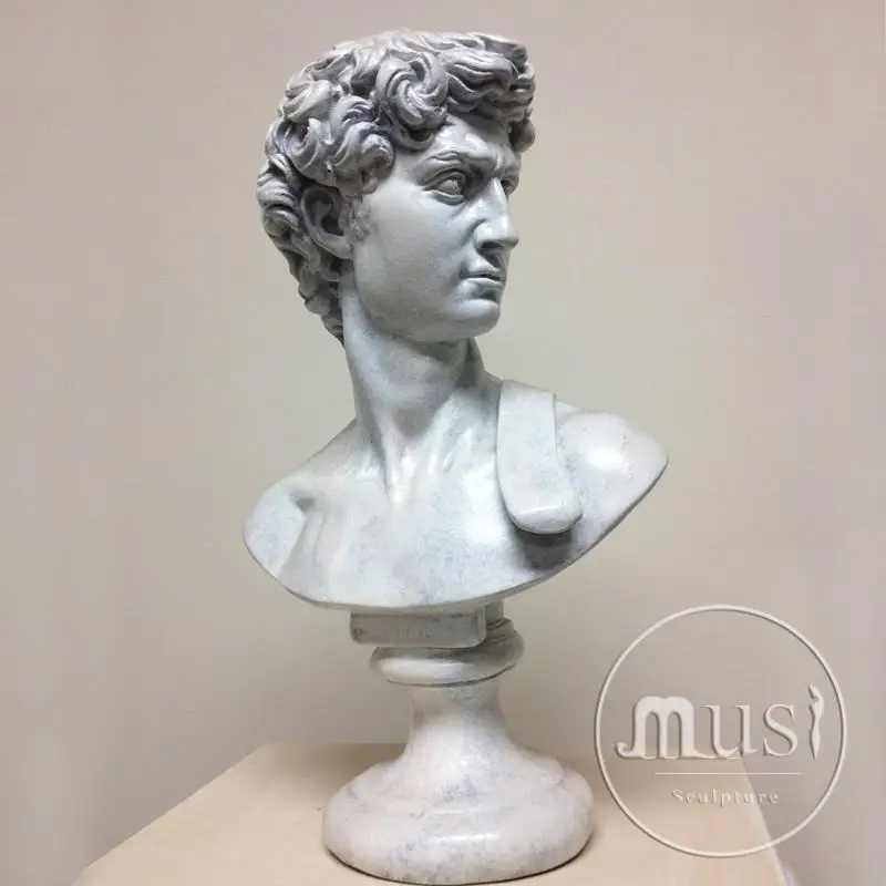 Large Outdoor Sculptures Stone Carving Greek Bust Statue
