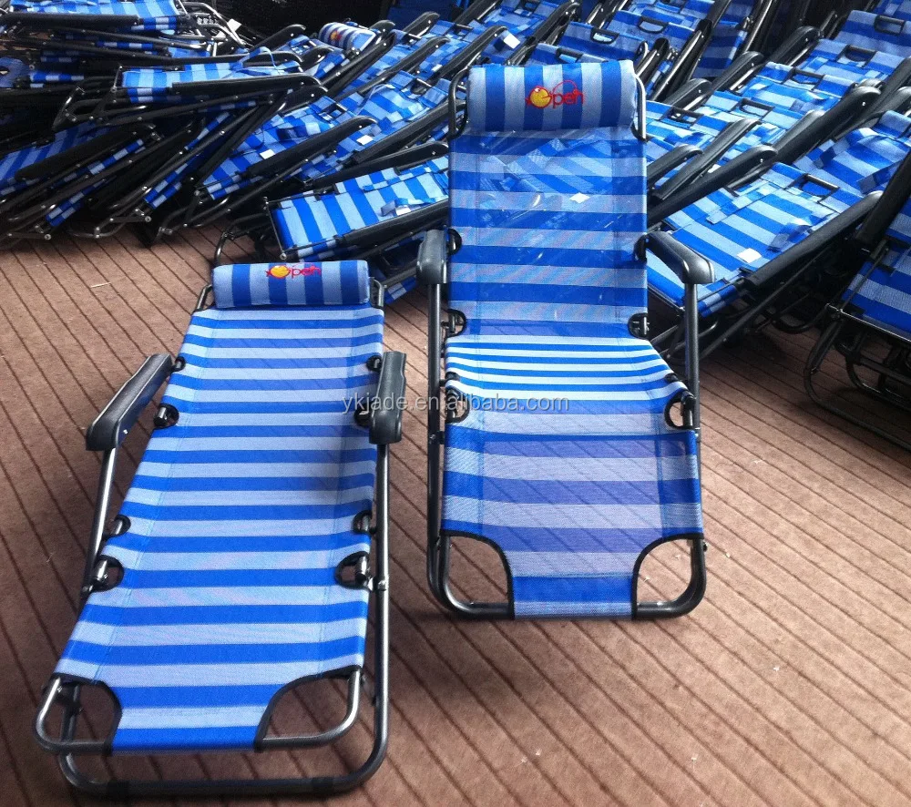 aluminum folding webbed lawn chair chaise lounge,A chair performs a double service