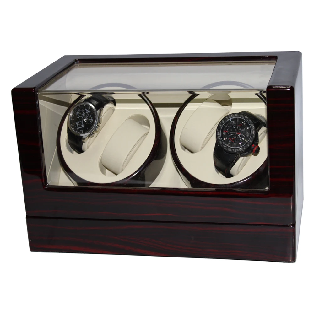 4+6 Slots Hot Sale Wooden Watch Winder Taobao