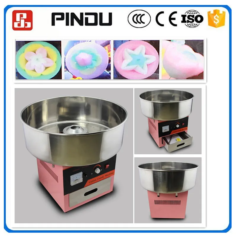 flower cotton candy floss maker machine