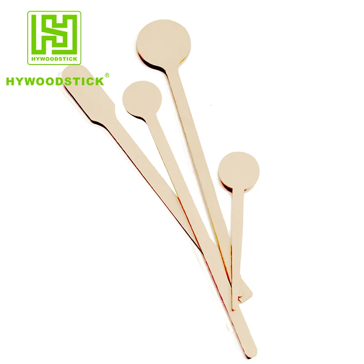 Custom Biodegradable Cocktail Stirrer Huiyou Bamboo Bar Tools Cocktail Picks Disposable Ice Cream Tool 10 Cartons All-season