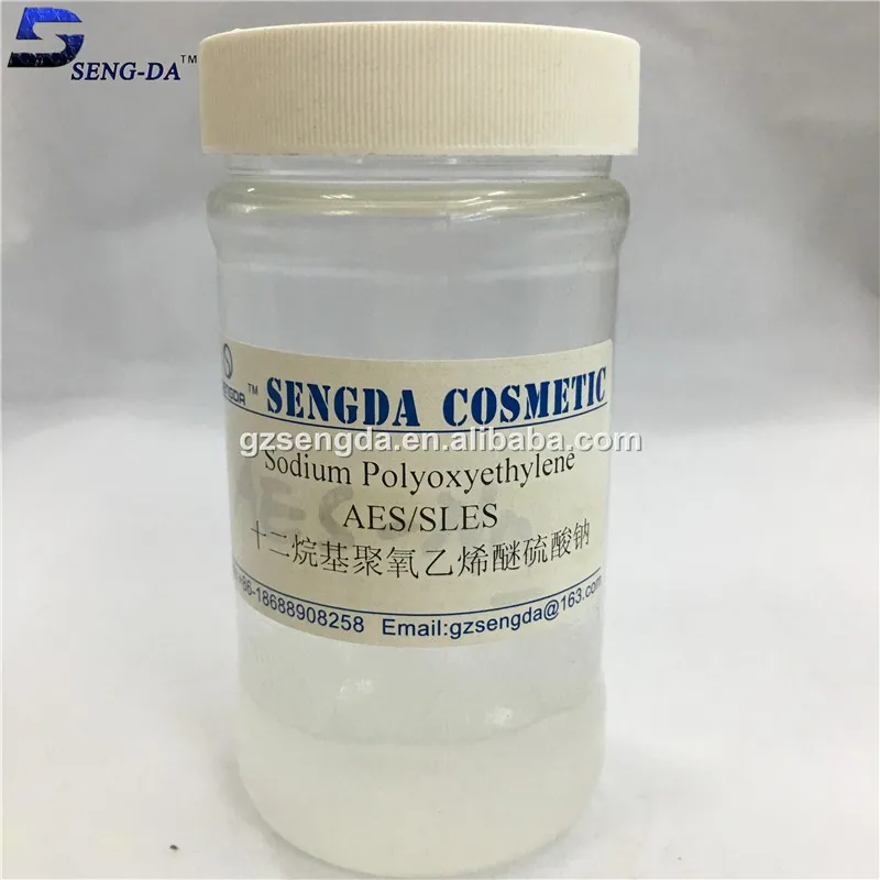 Hot Sale Surfactant AES/SLES 70% Sodium Lauryl Ether Sulfate For Using Cosmetic Product