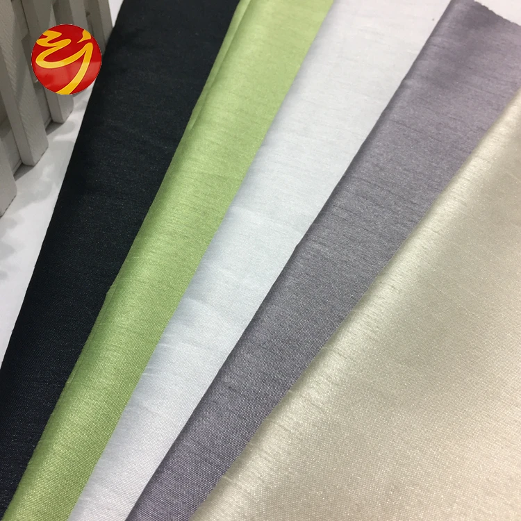 
Popular Soft and ice hand feeling Silk Dupion Fabric for New Design Curtain 