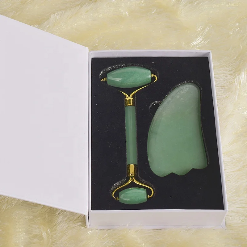 high quality iron metal jade roller noise free with guasha