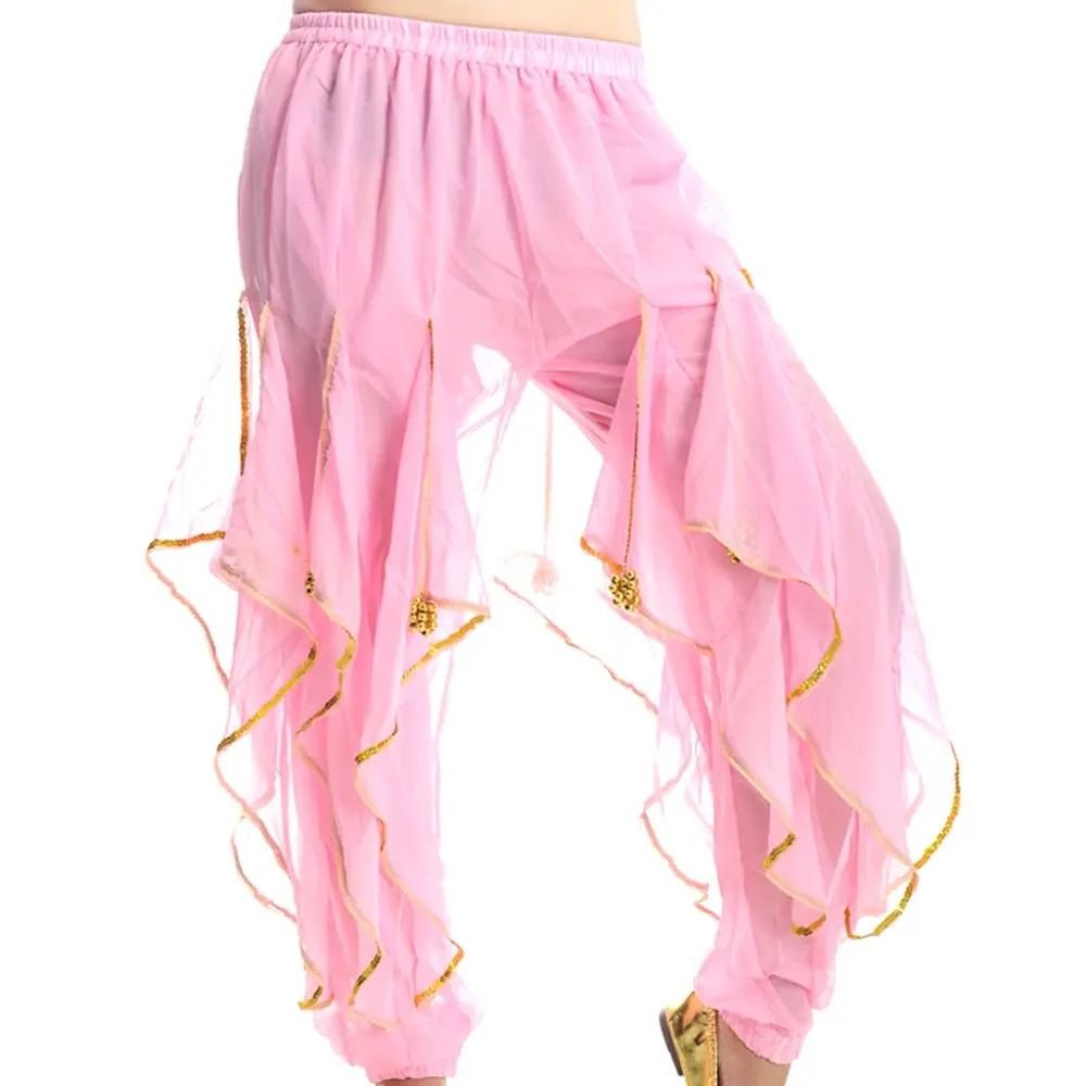 BestDance Belly Dance Harem Pants Bollywood Arabic Dancing Costume Rotation Trousers