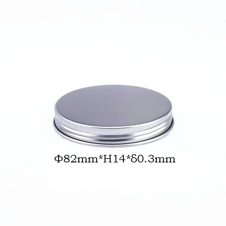 80mm 82mm 83mm Screw aluminum cap / lid with plastic bottle